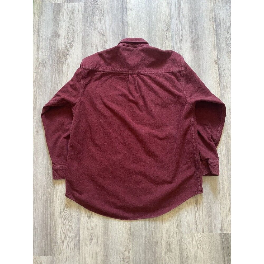 Size Large (L) Field And Stream Red Flannel Shirt… - image 4